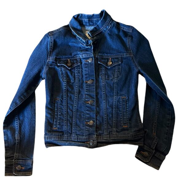 Old Navy Womens Blue Denim Jean Jacket Size X-Small - Picture 3 of 6
